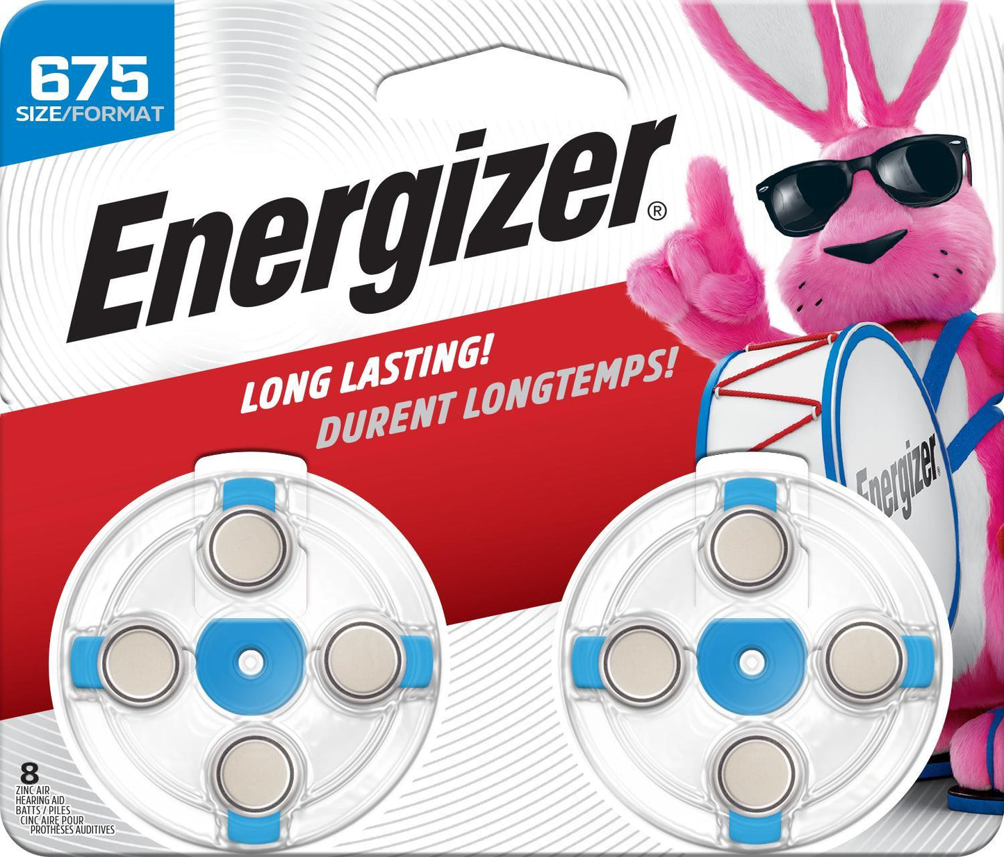 ENERGIZER HEARING AID BATT SZ 13 8PK