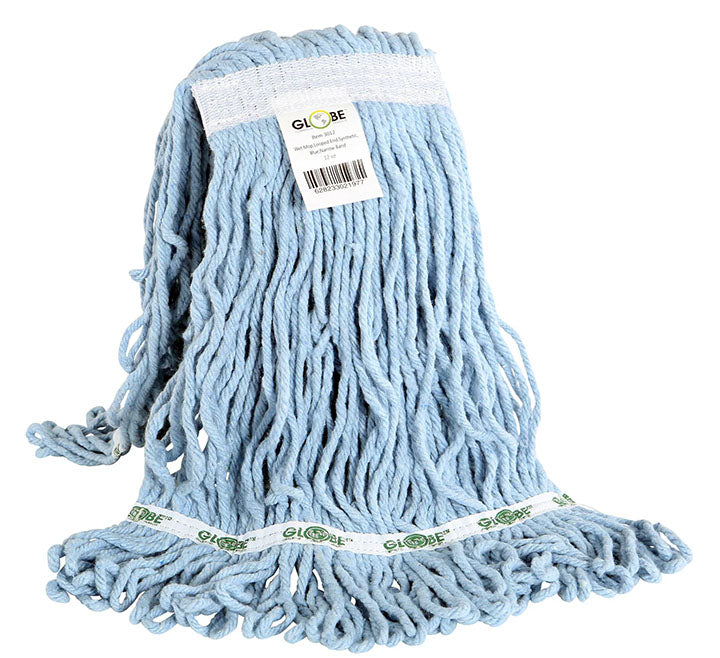 GLOBE SYN-PRO WET MOP 20OZ WHT BAGGED