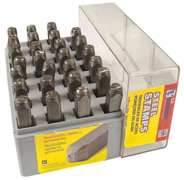 HANSON 3/8" ROUND FACE 27PC LETTER SET