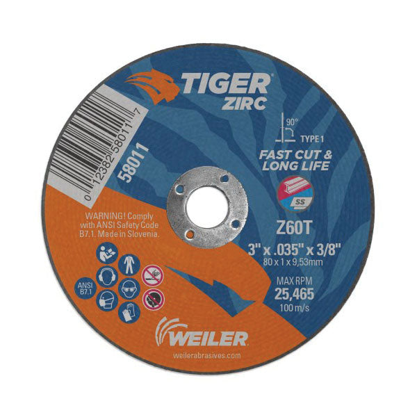 6"X.045" TYPE 1 CUT- OFF WHL A60T 7/8 AH