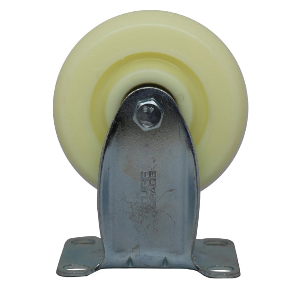 CASTER 4"TLB SWVL BL /YELLOW PU 264LBCAP