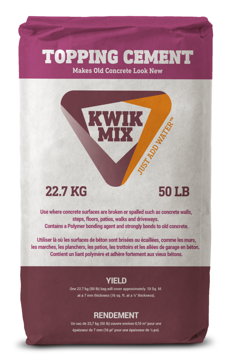 KWIK MIX TROWEL & BOND TOPPING CEMENT 50LBS
