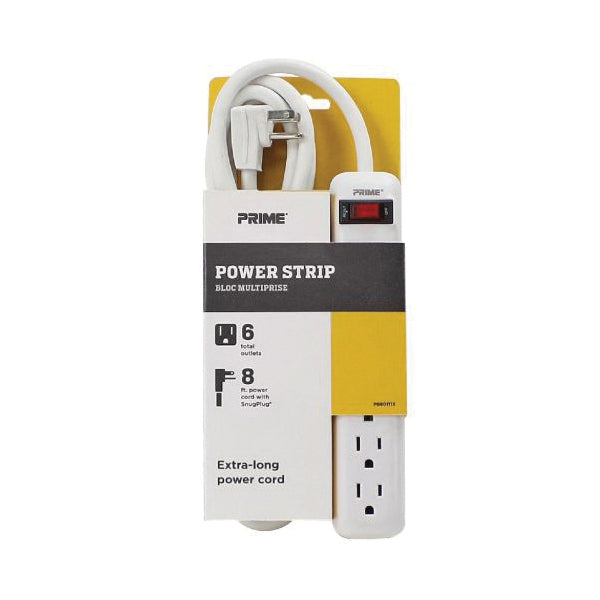 PRIME 12 OUTLET 4' METAL POWER STRIP