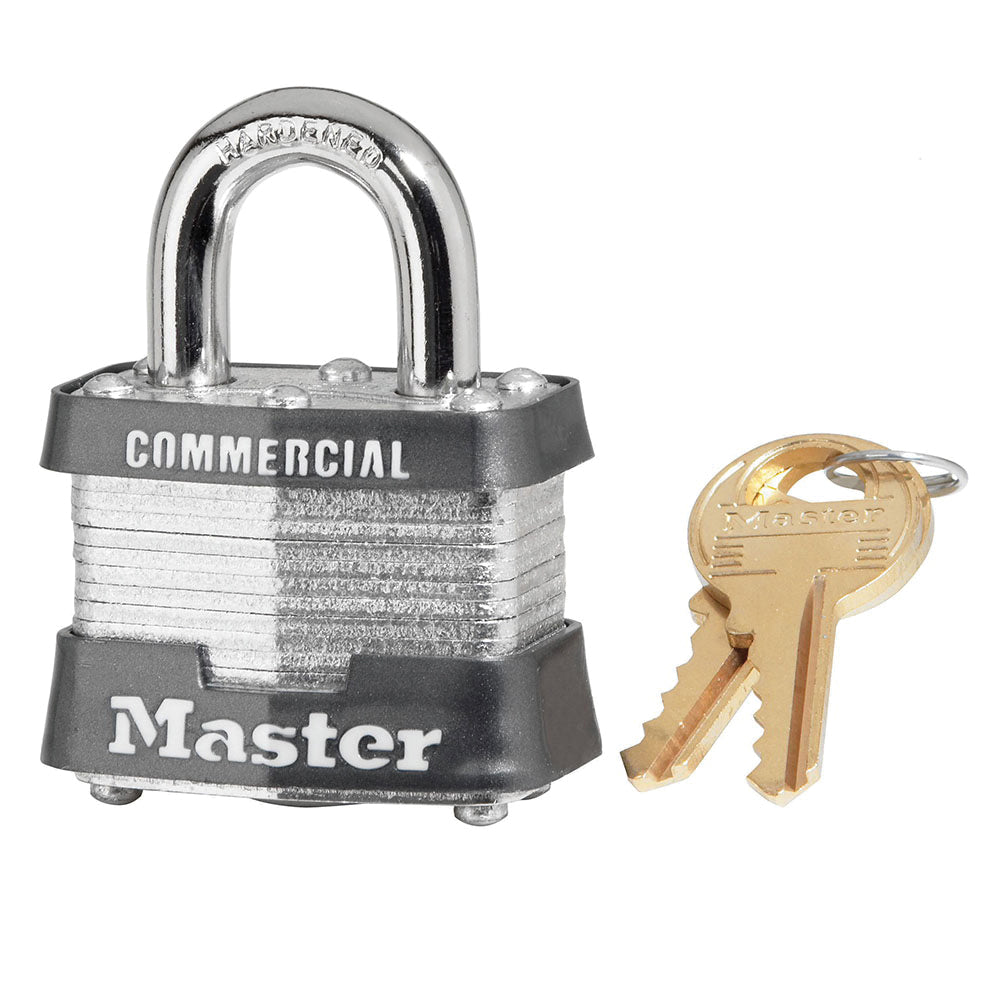 MASTER LOCK STEEL PADLOCK 40MM KEY ALK
