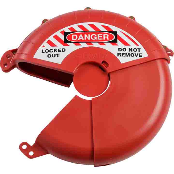 BRADY COLLAPSIBLE GATE VALVE 7-13" RED