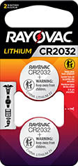 RAYOVAC LITHIUM COIN CELL 2025 3V BTT 2PK