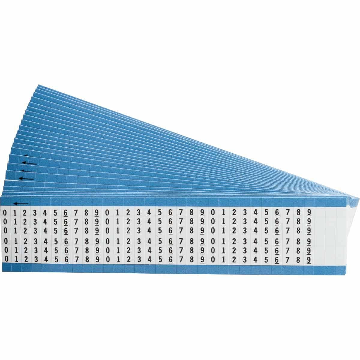 BRADY VINYL CLOTH WIRE MARKERS 25/PK