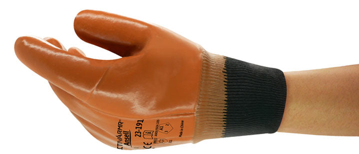 ACTIVARMR ORANGE PVC GLOVES SZ 10 (XL)