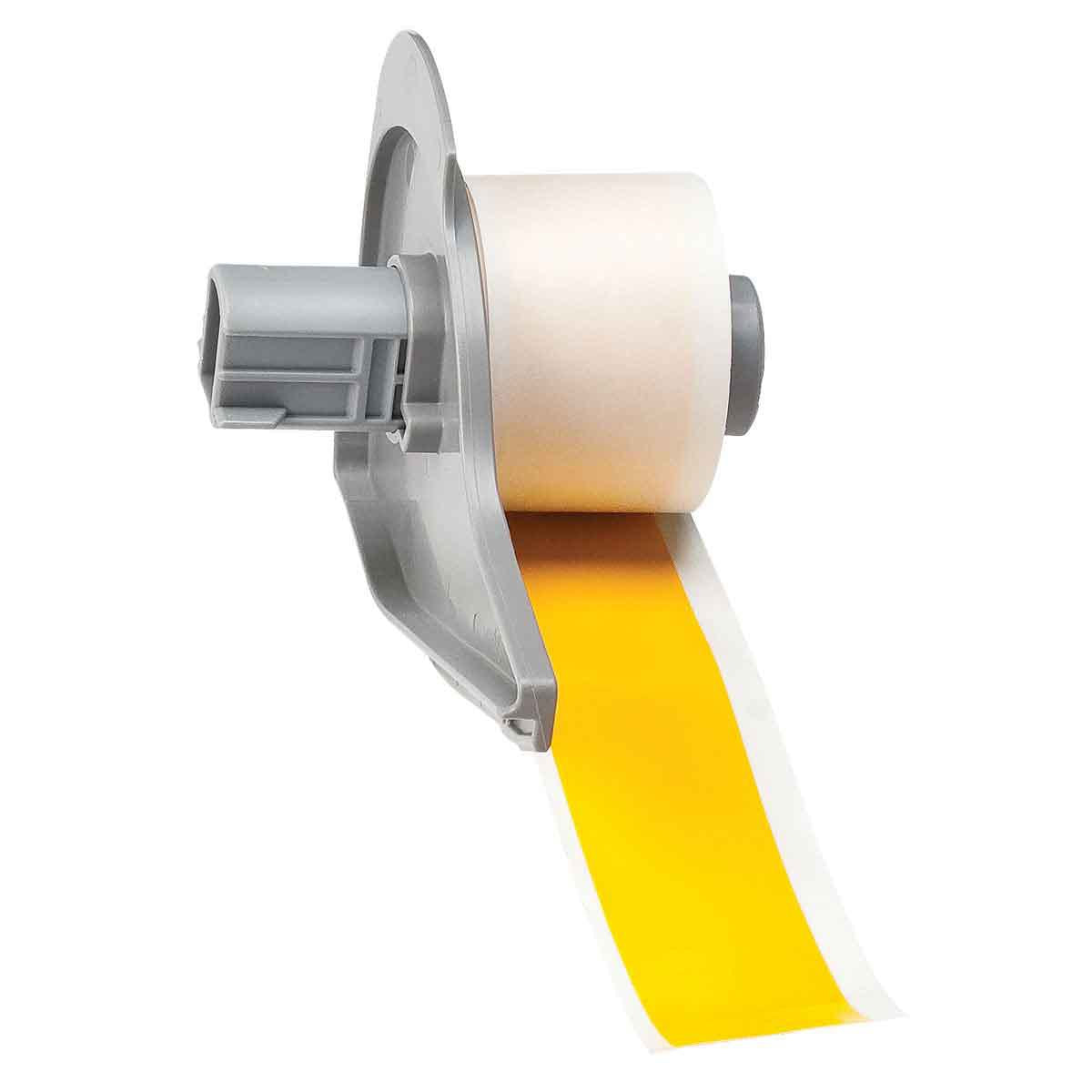 BRADY VINYL LABEL TAPE 1"X50' YLW