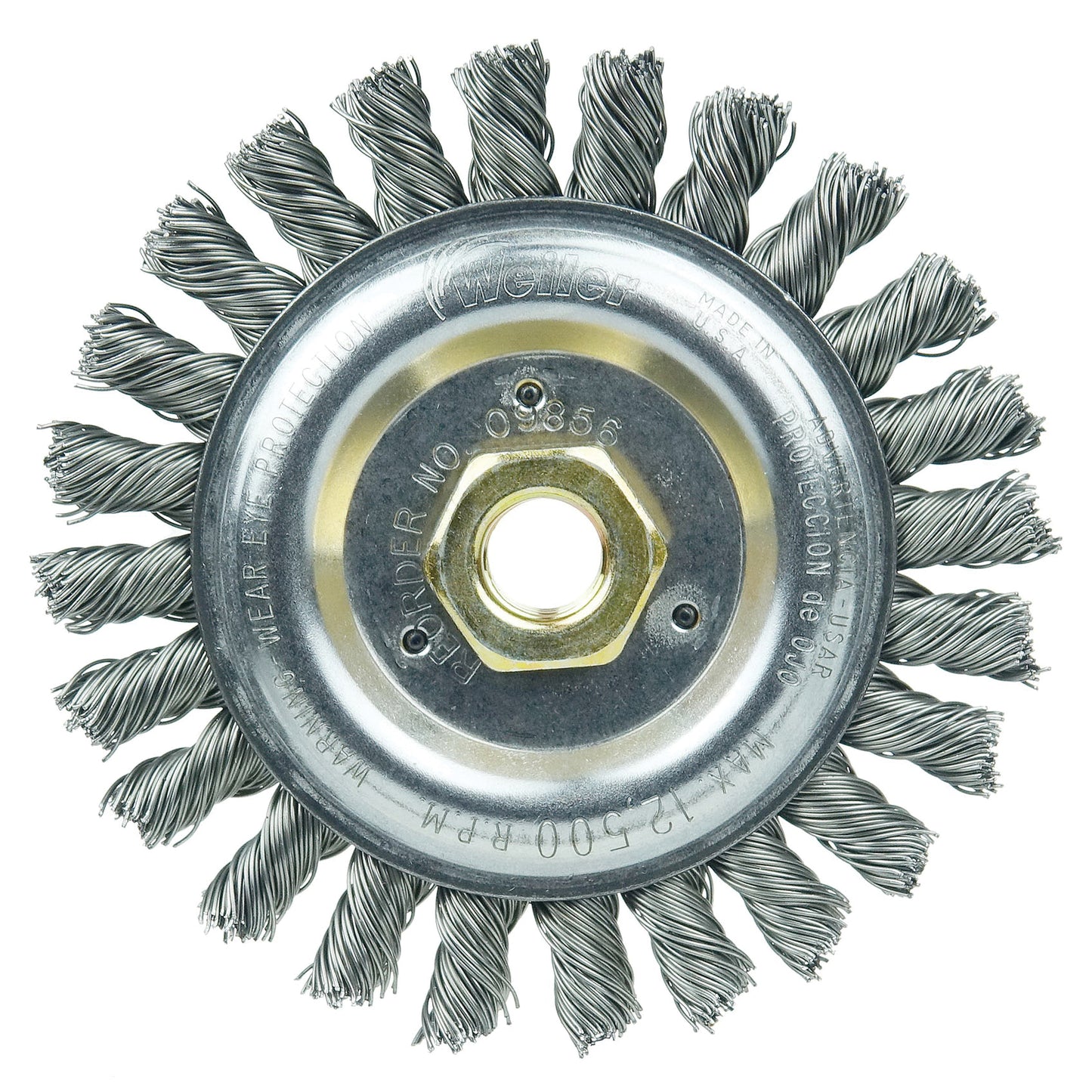 3" WIRE WHEEL .014" STEEL FILL 3/8" AH