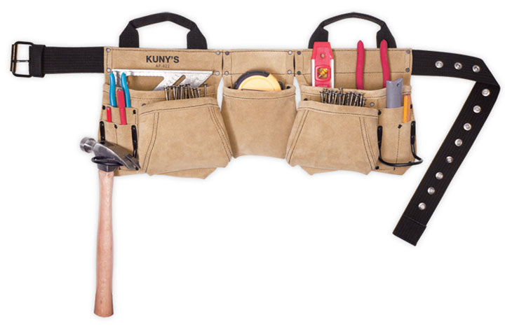 KUNY 6PC CARPENTER'S BALLISTIC 28POCKETS