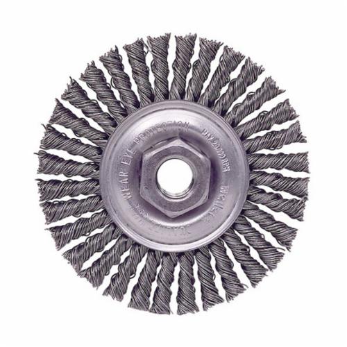 5" KNT WIRE BRSH.023 STL 5/8-11 UNC NUT