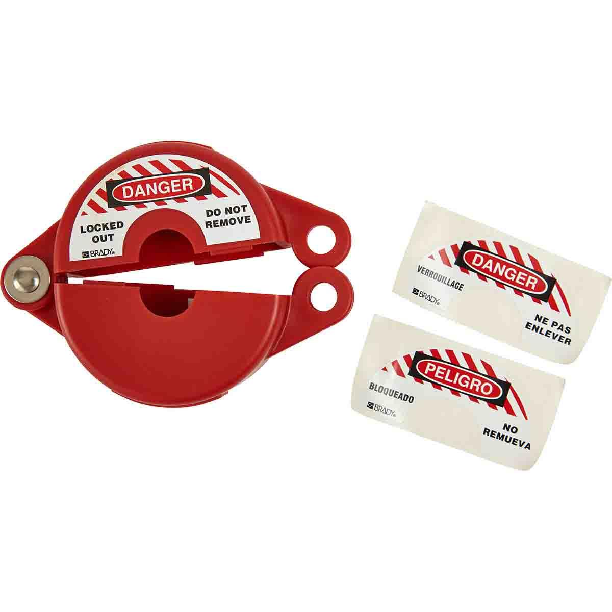 BRADY SMALL GATE VALVE LOCKOUT