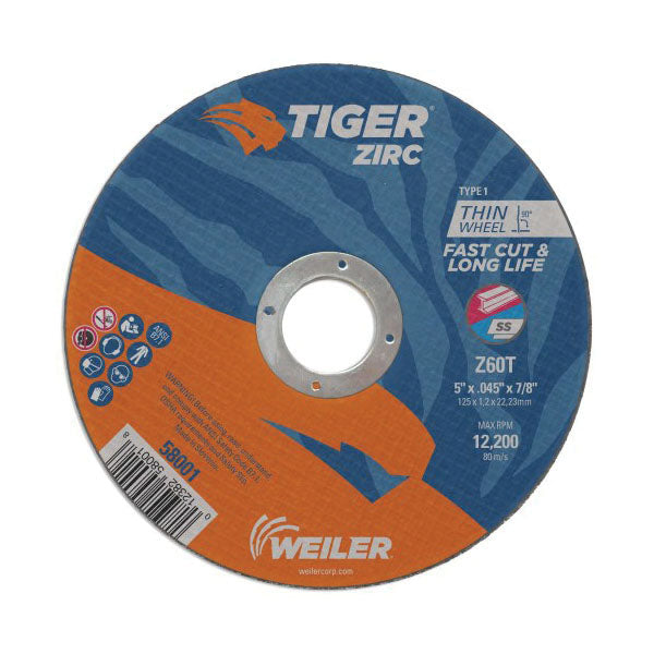 3"X.035" TYPE 1 CUT- OFF WHL A60T 3/8"AH