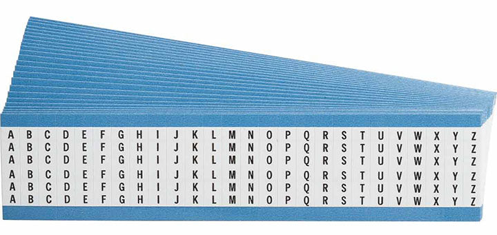 BRADY VINYL CLOTH WIRE MARKERS 25/PK