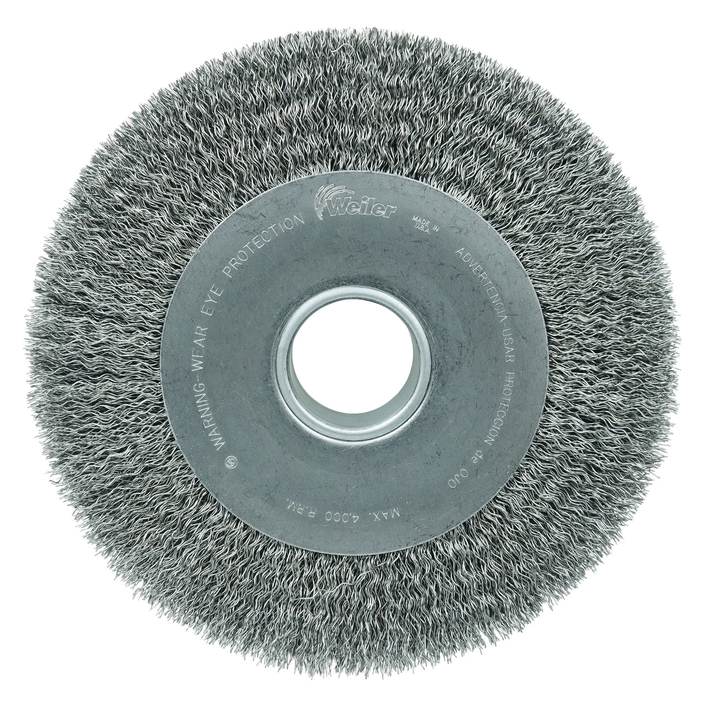 8" CRIMPED WIRE WHL .008" STEEL 3/4" AH