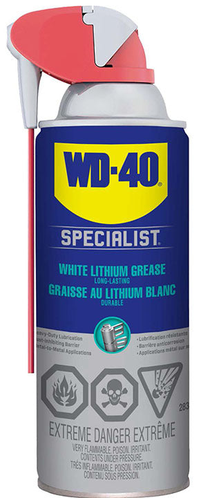WD40 290G SPRAY WHTE LITHIUM GREASE