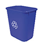 GLOBE 26L BLUE SOFT WASTEBASKET