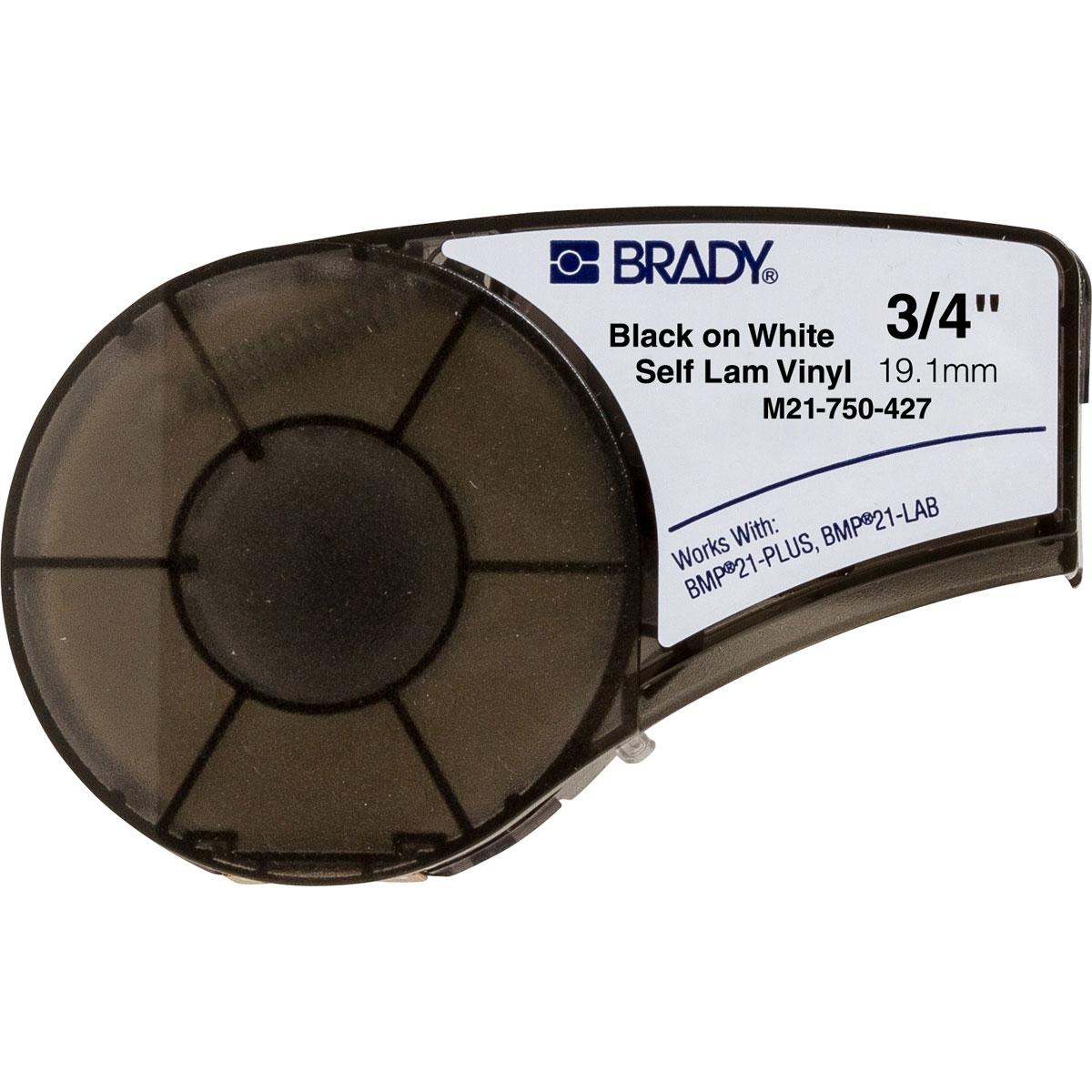 BRADY BMP21 SELF LAM LABELS .750" X 14'