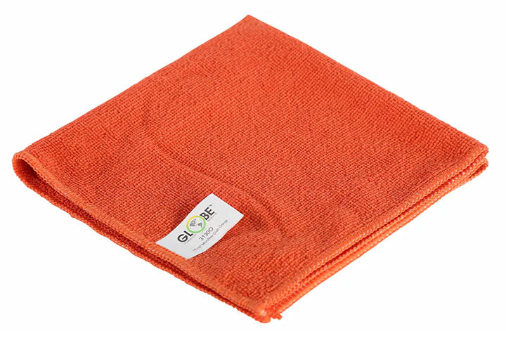 GLOBE 16"X16" GREEN MICROFIBER CLOTH