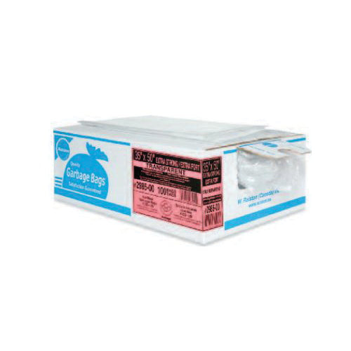RALSTON GARBAGE BAGS 42X48 CLR 100CS STRG