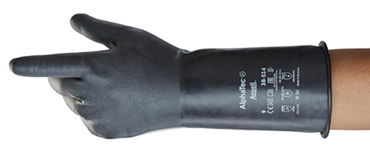 ALPHATEC BUTYL GLOVE BLACK SZ9
