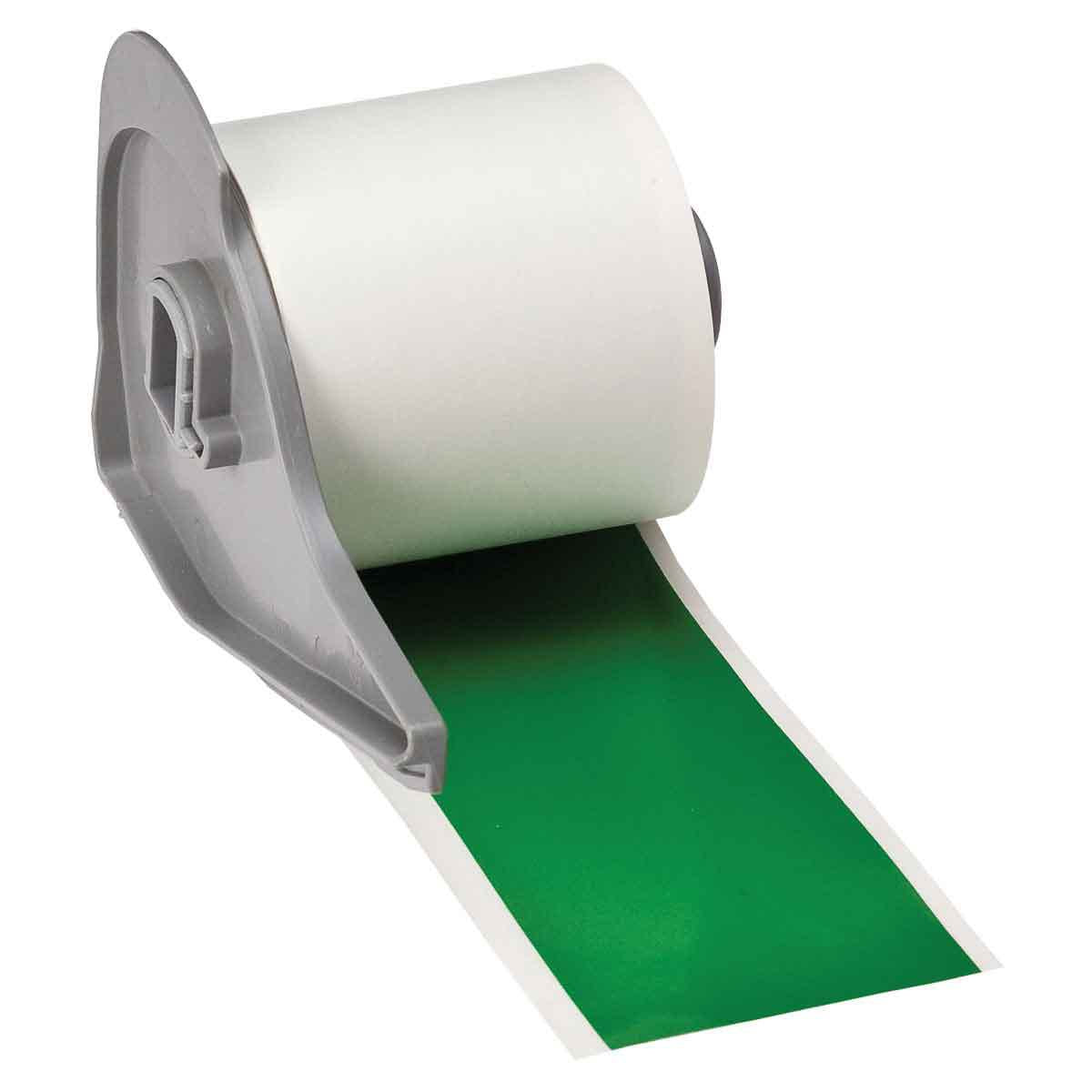 BRADY VINYL LABEL TAPE 2"X50' GREEN