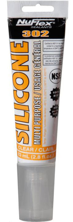 NUFLEX 302 B&K SILICONE CLEAR 300ML