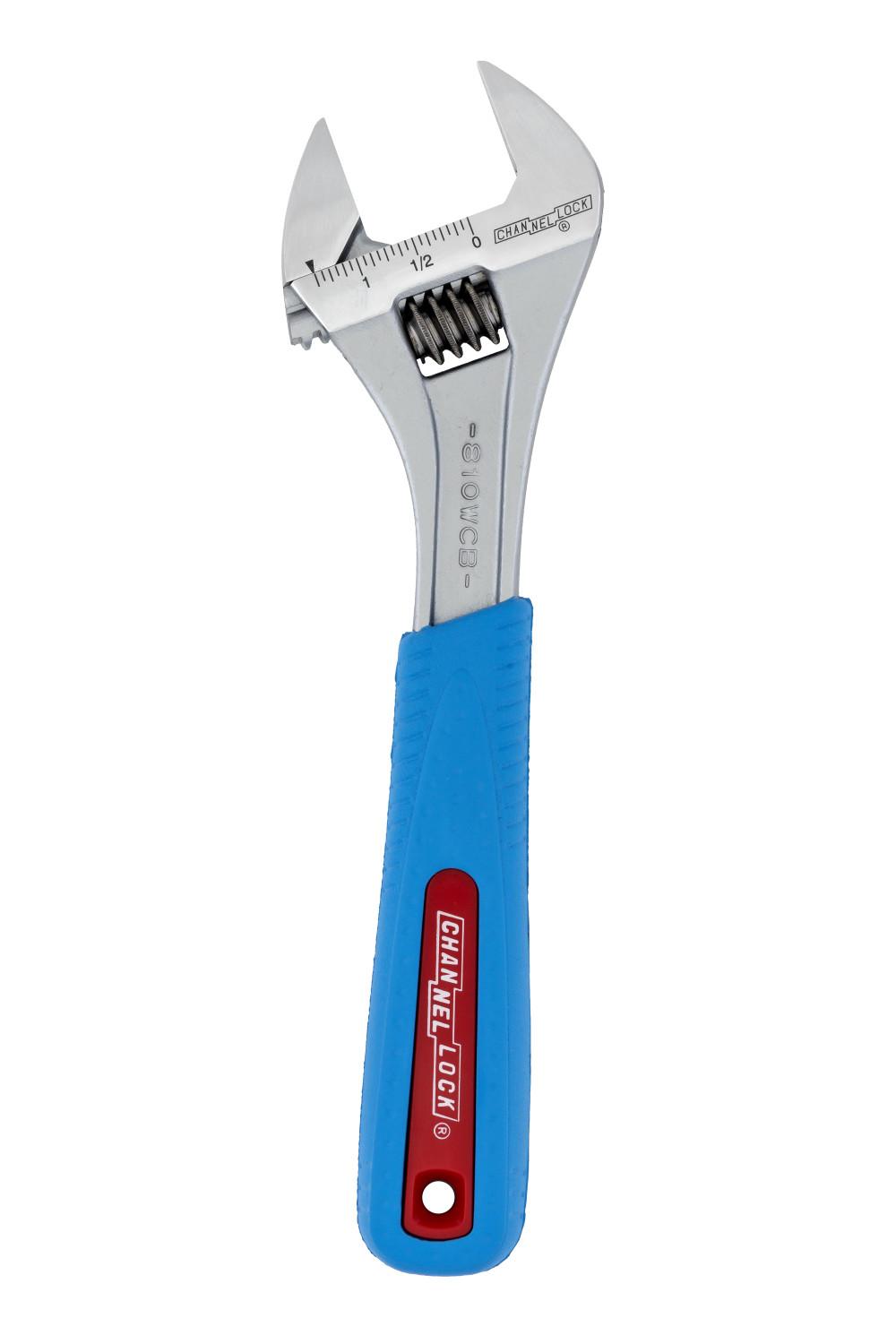 CHANNELLOCK 8" ADJ WRENCH CODE BLUE
