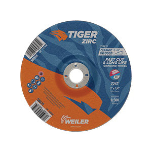 4-1/2 X1/8 TYPE27 CT /GRND WHL A30S 7/8AH
