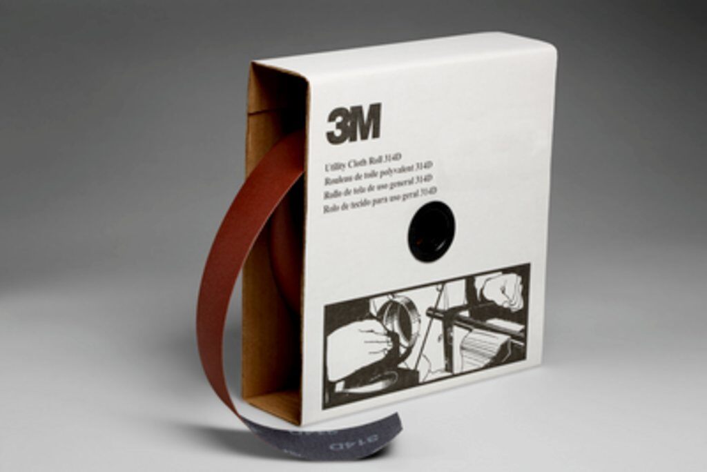 3M UTILITY CLOTH ROL 314D 1X20YD P150
