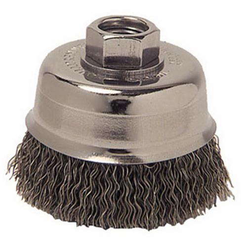 4" KNOT CUP BRUSH .020" BRZ 5/8-11 UNC