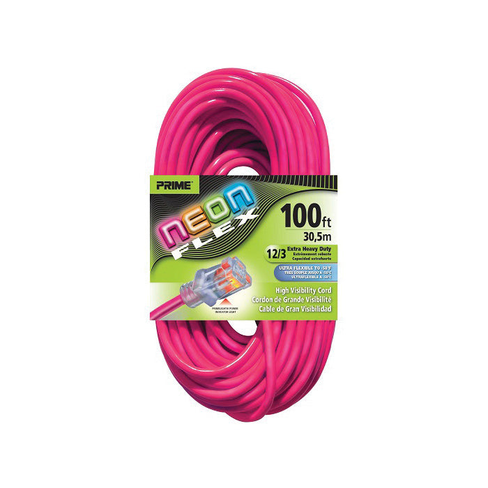 PRIME NEON FLEX 12/3 NEON GREEN 25'