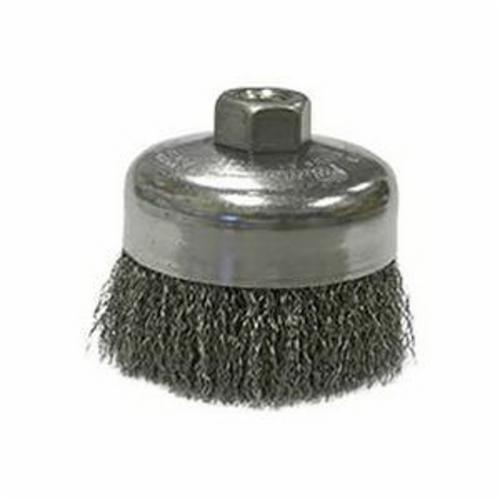 4" KNOT WIRE WHL .020 STL 5/8-11UNC