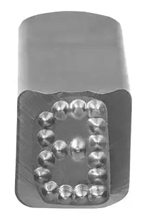 HANSON STAMP SORT 1/2" DOT DESIGN B