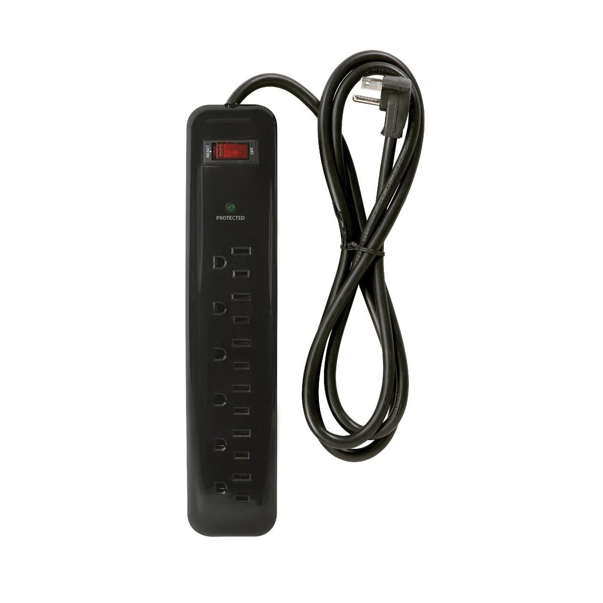 PRIME 8 OUTLET BLK/ YL PWR BLOCK W/6'CRD