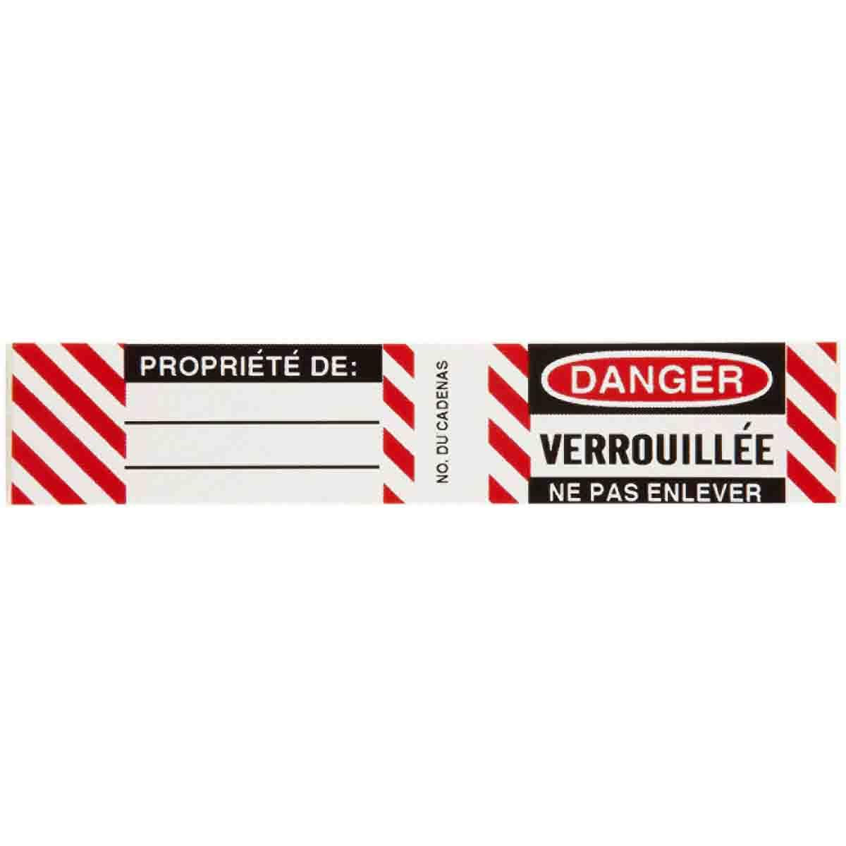 BRADY B826/B674 LOCK OUT LABELS 6SETS/PK