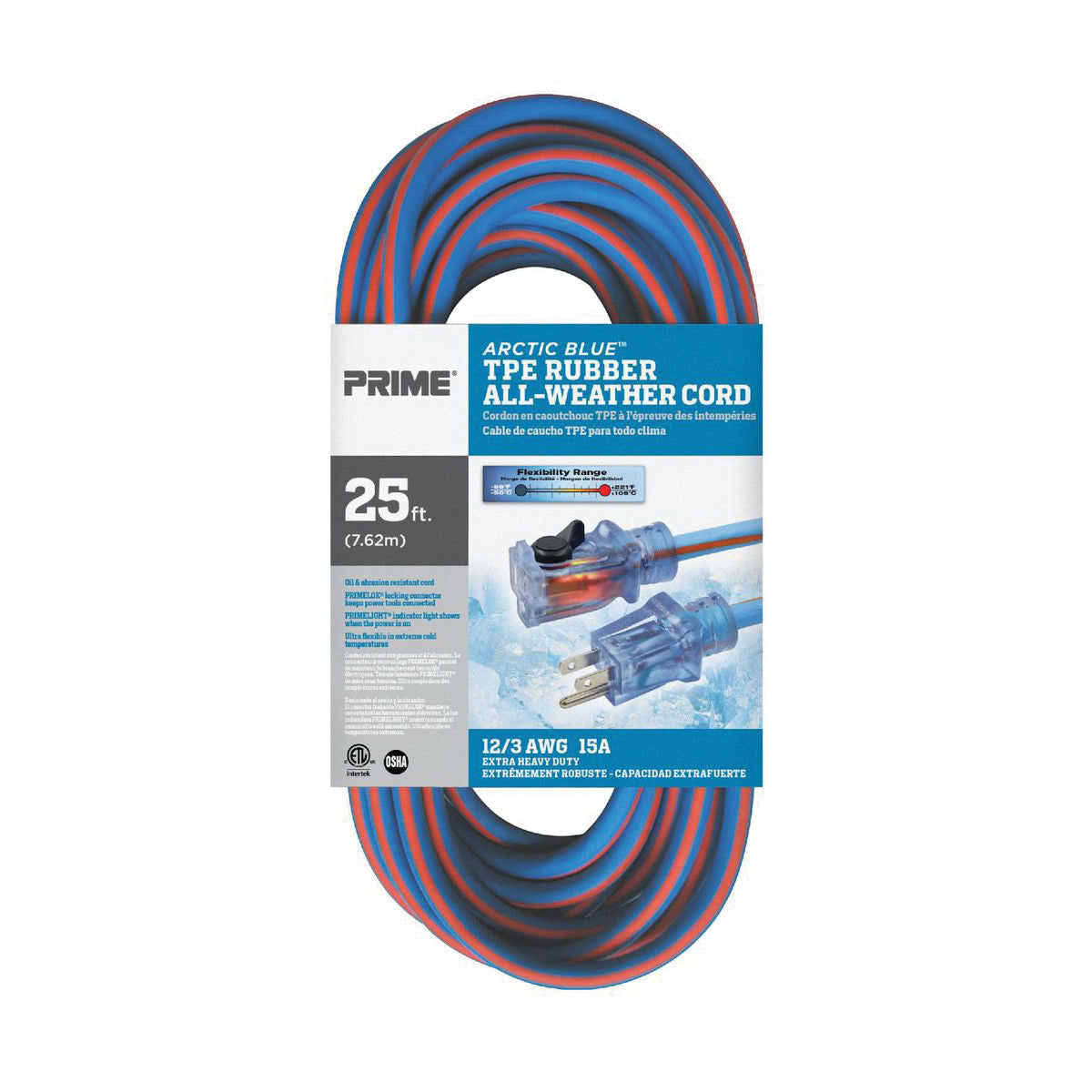PRIME EXT. CORD YLW 10/3 SJTOW 100'