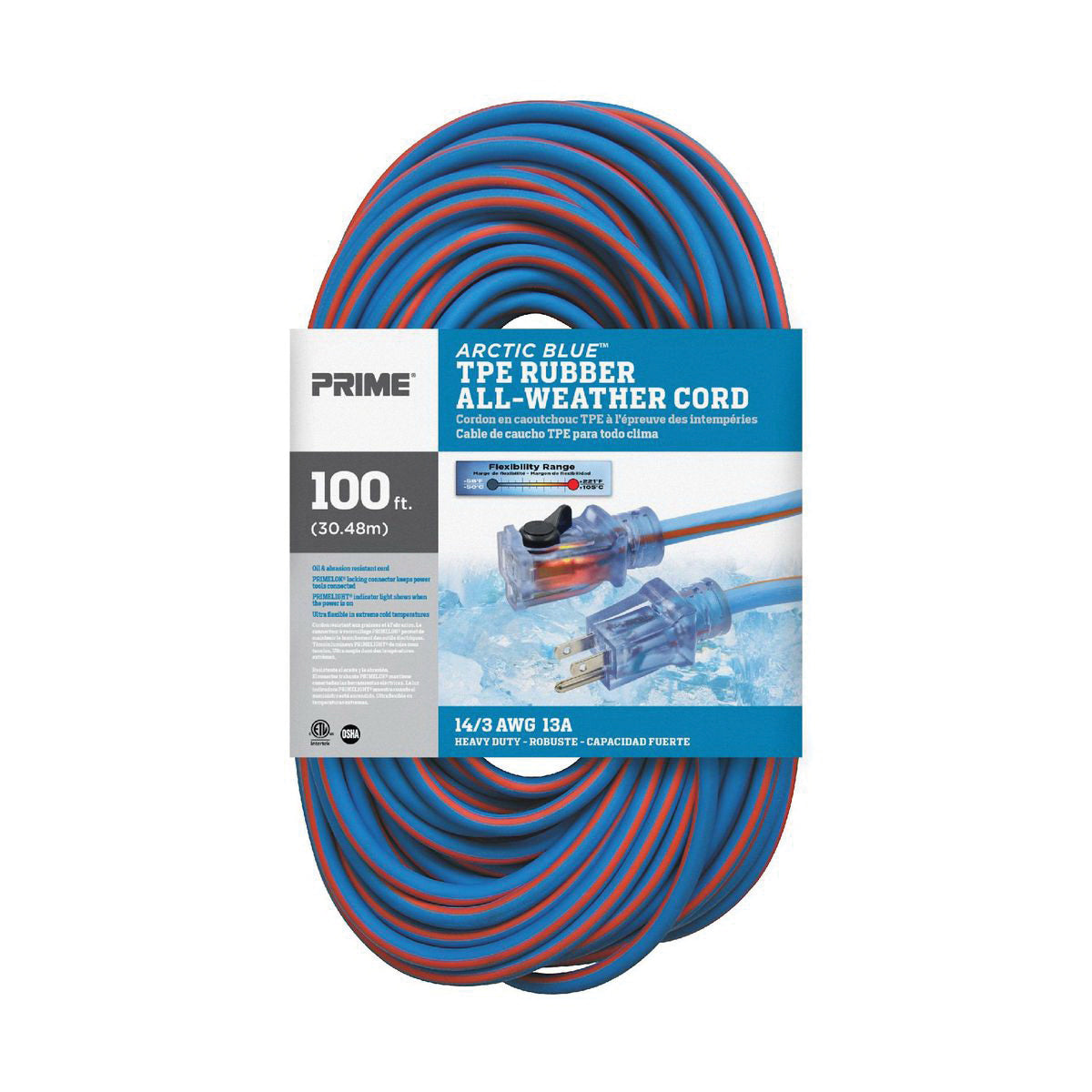 PRIME EXT. CORD YLW 10/3 SJTOW 50'