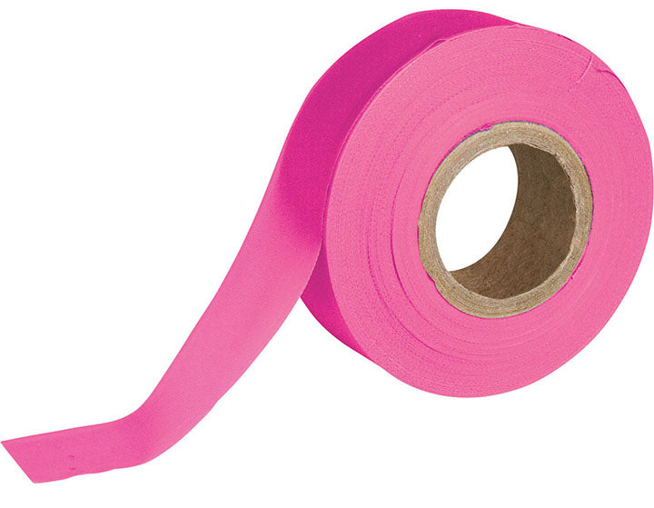 BRADY FLAGGING TAPE FL.PINK 1-3/16"X150'