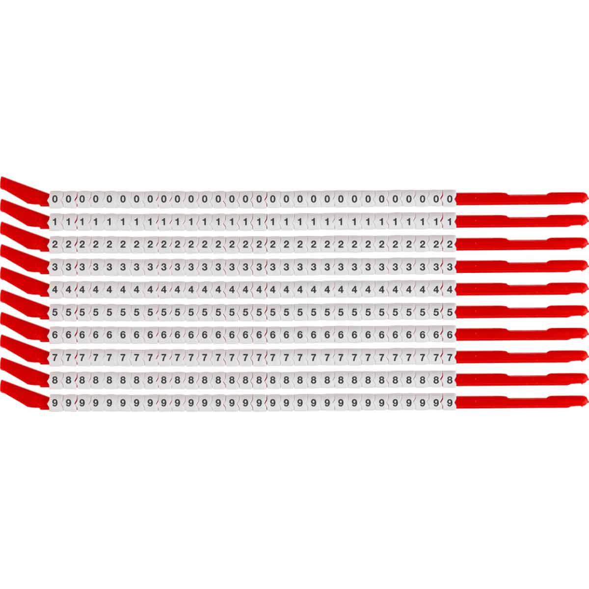 BRADY CLIPSLEEVE WIRE MARKERS 10/PK