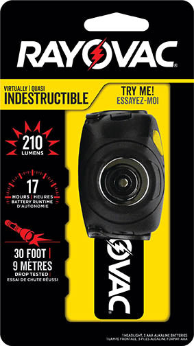 RAYOVAC HEADLIGHT LED AAA 100 LUMENS