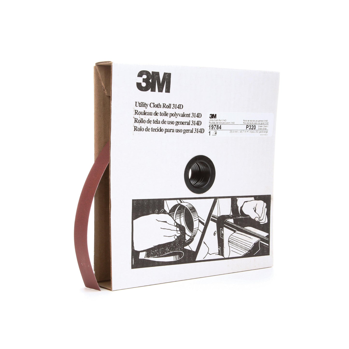 3M HOOKIT DISC HAND PAD 01908, 3"