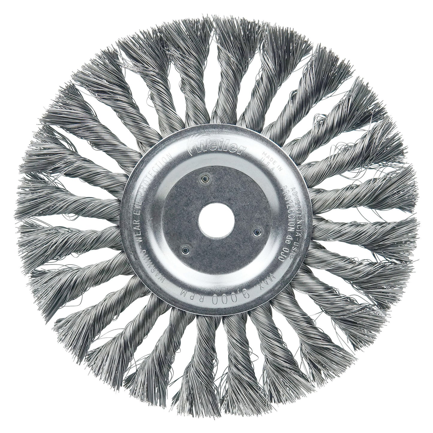 4" WIRE WHEEL .0118" STL FILL 1/2"-3/8"AH