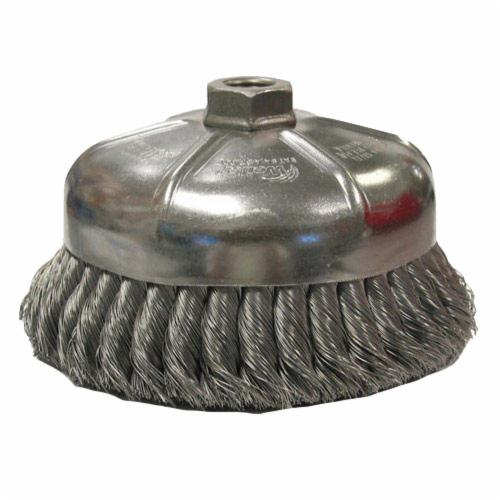 1" CRIMPED WIRE END BRUSH .0104" STL FLL