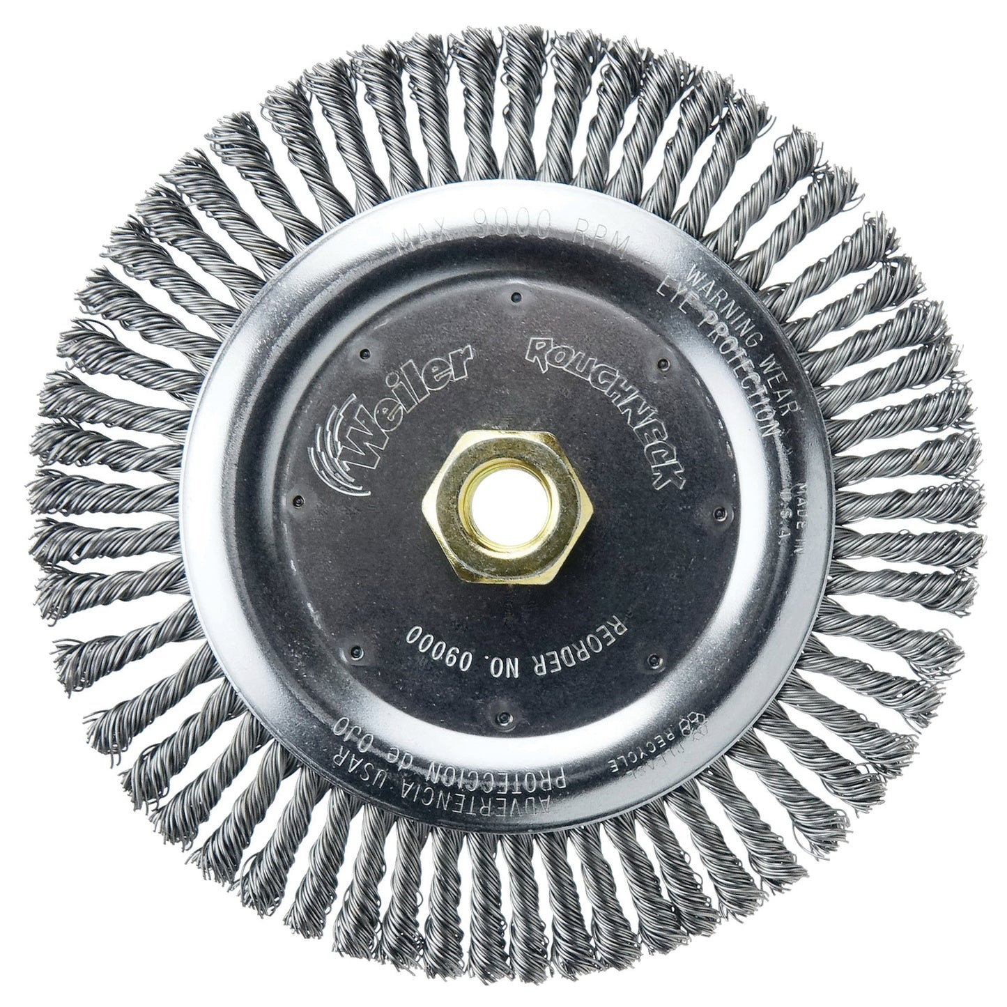 6" KNOT WIRE WHEEL .014" STL FILL 1"AH