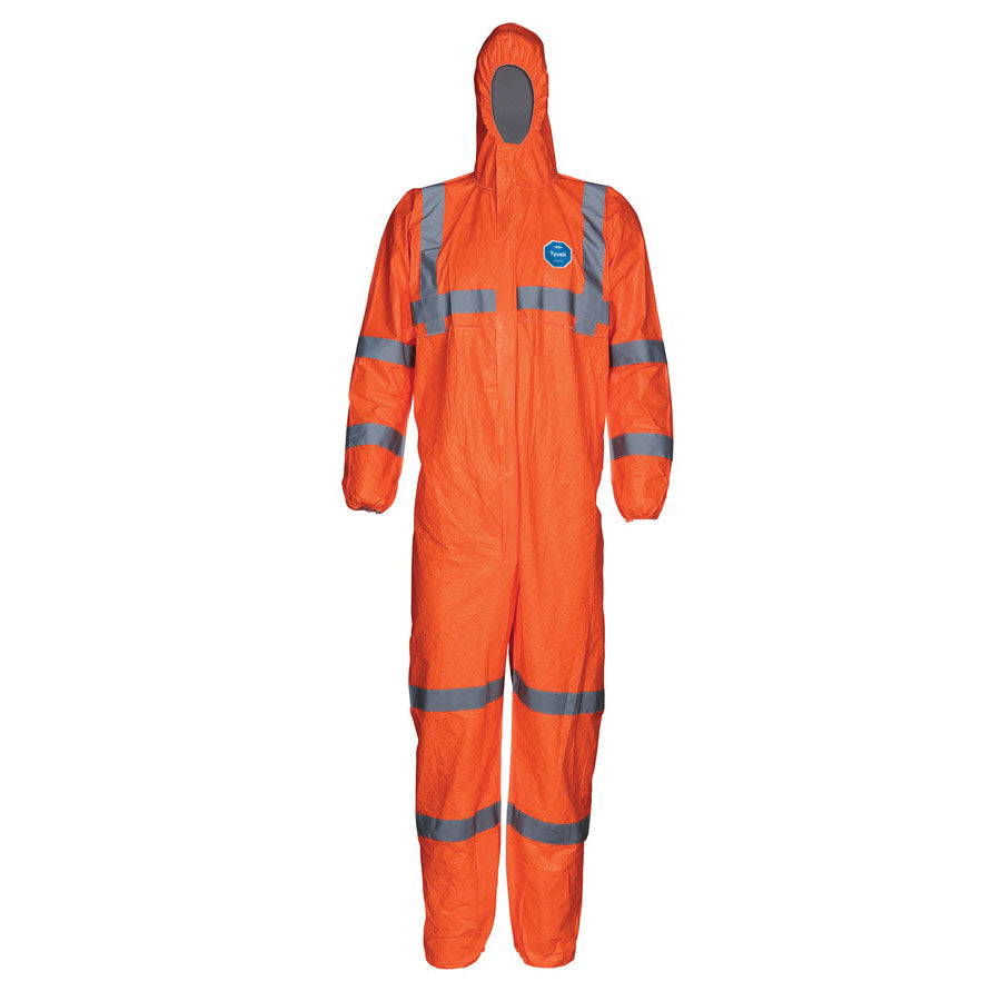 DUPONT TYVEK 500 HGH VIZ CVRALL XL 25/CS