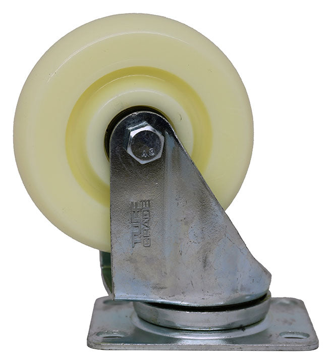 CASTER 4" RIGID WHT POLYOLEFIN 264LB CAP
