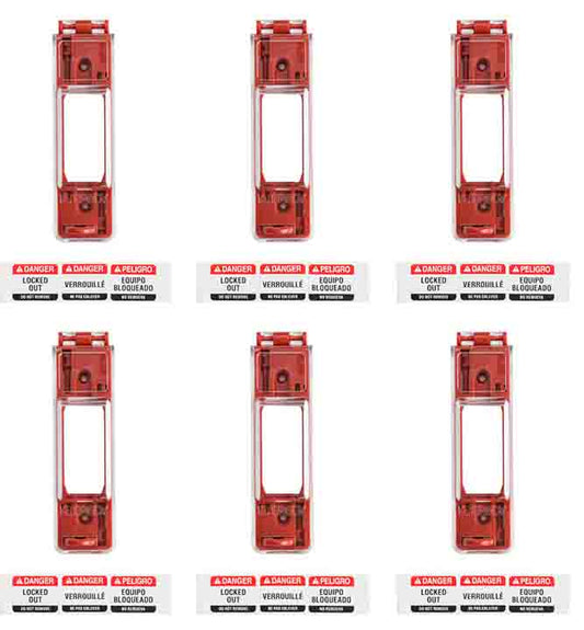 BRADY WALL SWITCH LOCKOUT PK 6