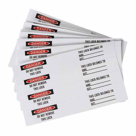 BRADY B7569 .75X5" RED, BK/W 40/PK L/O